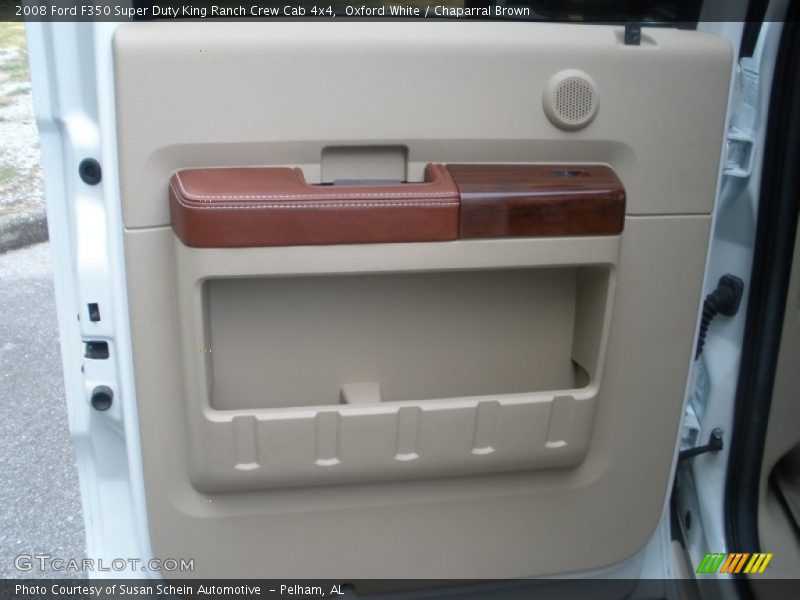 Oxford White / Chaparral Brown 2008 Ford F350 Super Duty King Ranch Crew Cab 4x4
