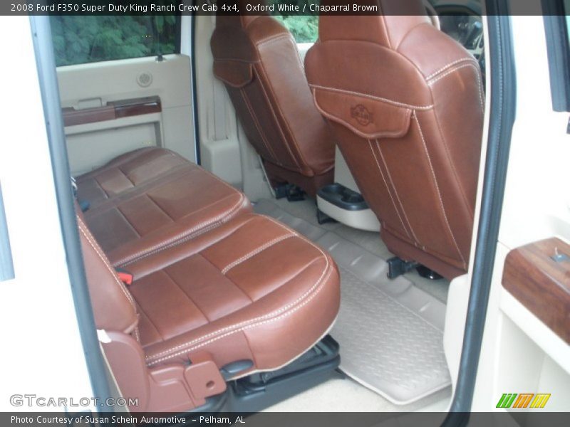 Oxford White / Chaparral Brown 2008 Ford F350 Super Duty King Ranch Crew Cab 4x4
