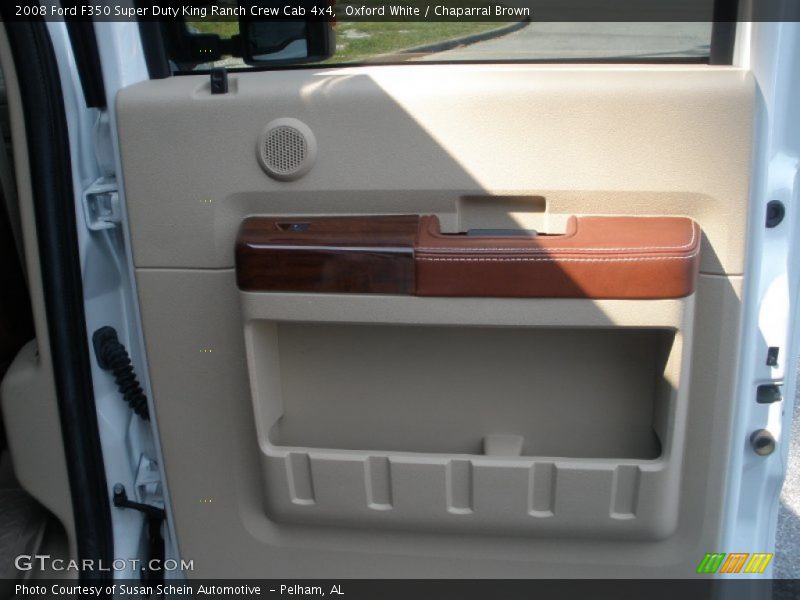 Oxford White / Chaparral Brown 2008 Ford F350 Super Duty King Ranch Crew Cab 4x4