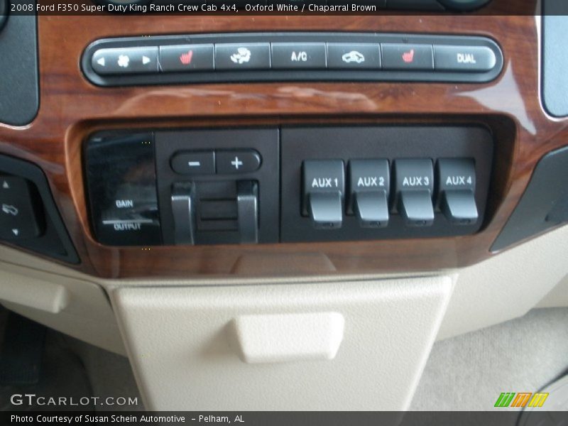 Oxford White / Chaparral Brown 2008 Ford F350 Super Duty King Ranch Crew Cab 4x4