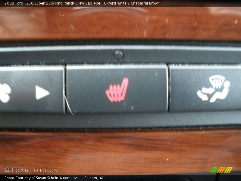 Oxford White / Chaparral Brown 2008 Ford F350 Super Duty King Ranch Crew Cab 4x4