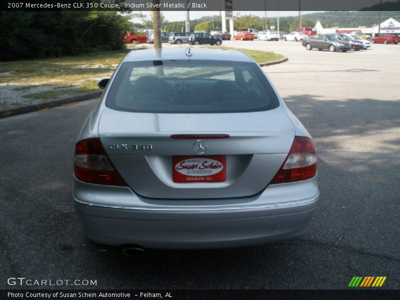 Iridium Silver Metallic / Black 2007 Mercedes-Benz CLK 350 Coupe