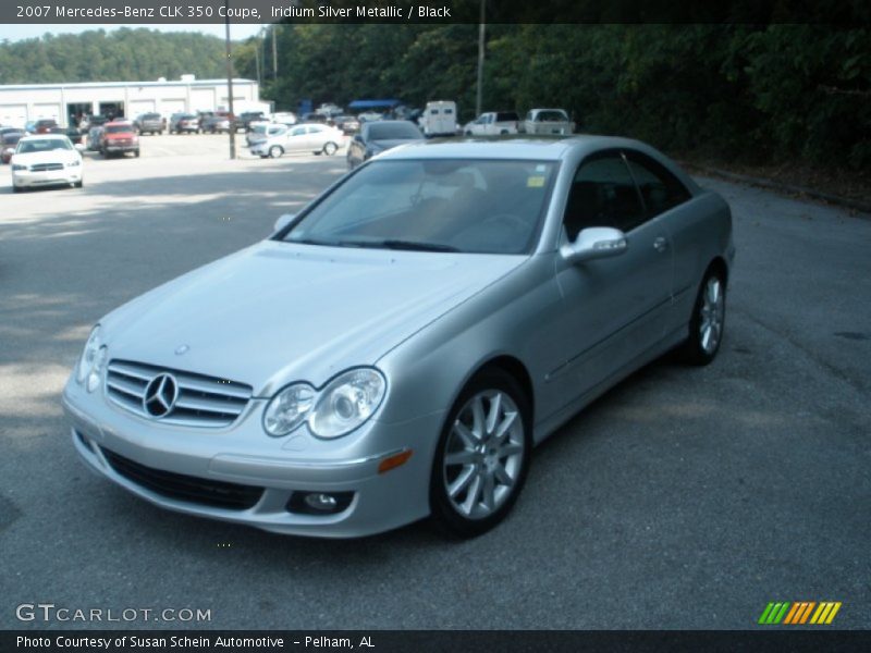 Iridium Silver Metallic / Black 2007 Mercedes-Benz CLK 350 Coupe