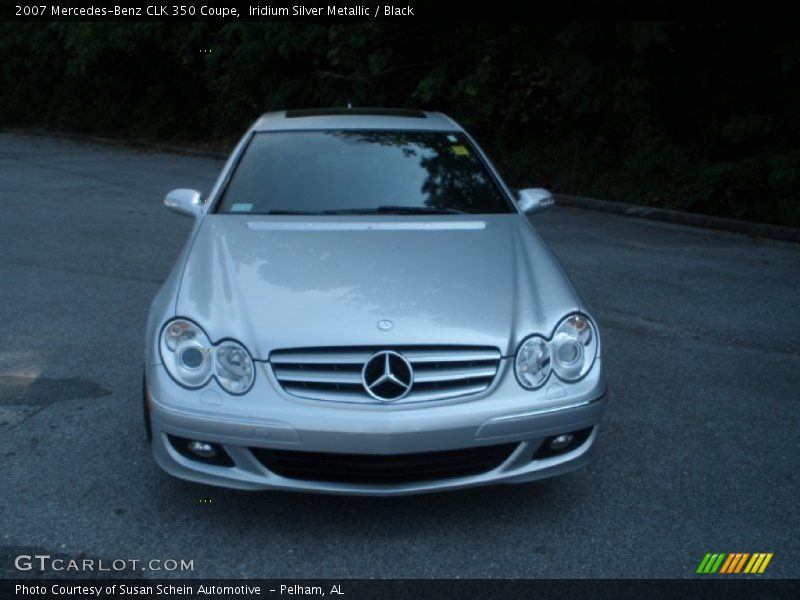 Iridium Silver Metallic / Black 2007 Mercedes-Benz CLK 350 Coupe