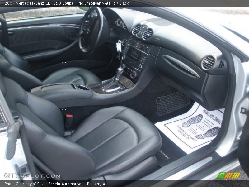  2007 CLK 350 Coupe Black Interior