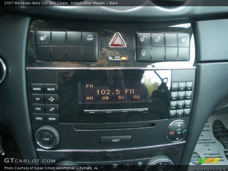 Controls of 2007 CLK 350 Coupe