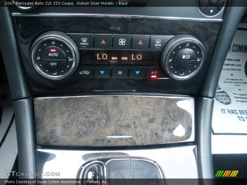 Controls of 2007 CLK 350 Coupe