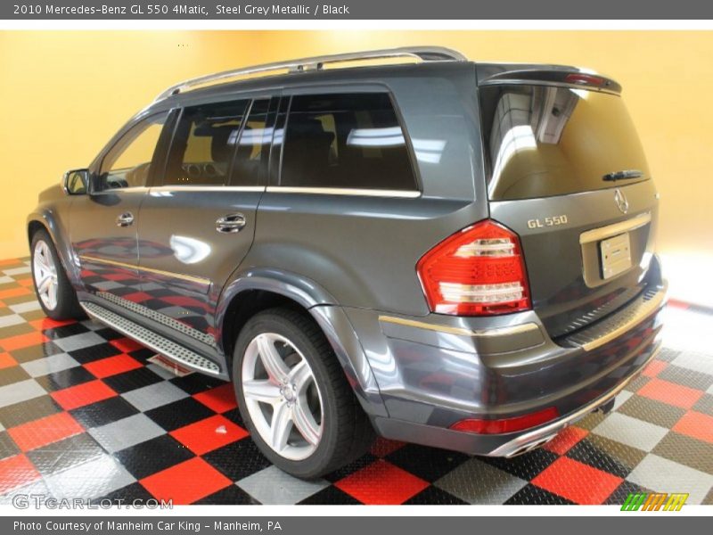 Steel Grey Metallic / Black 2010 Mercedes-Benz GL 550 4Matic