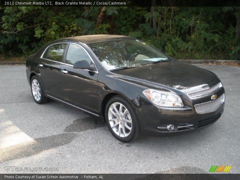 Black Granite Metallic / Cocoa/Cashmere 2011 Chevrolet Malibu LTZ