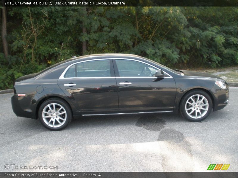 Black Granite Metallic / Cocoa/Cashmere 2011 Chevrolet Malibu LTZ