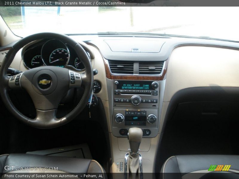 Black Granite Metallic / Cocoa/Cashmere 2011 Chevrolet Malibu LTZ