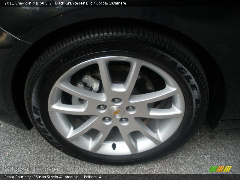 Black Granite Metallic / Cocoa/Cashmere 2011 Chevrolet Malibu LTZ