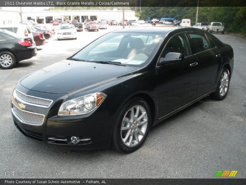 Black Granite Metallic / Cocoa/Cashmere 2011 Chevrolet Malibu LTZ