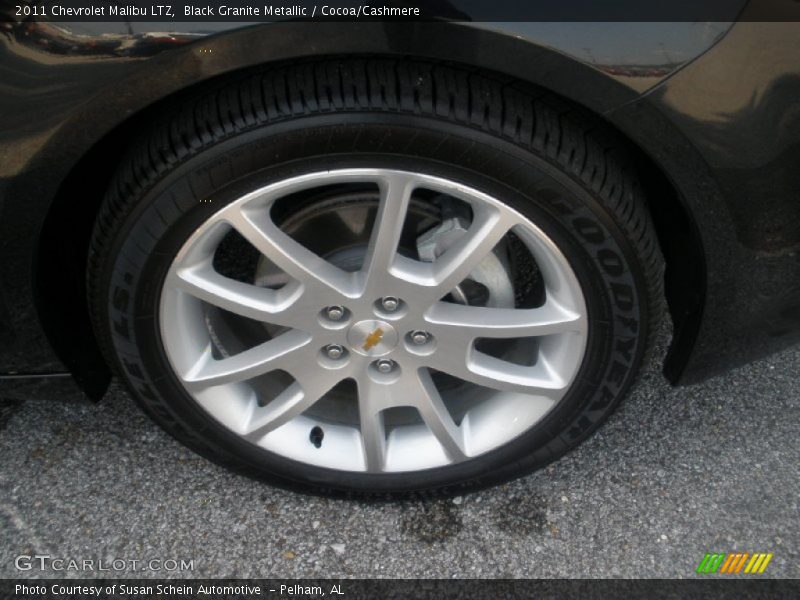 Black Granite Metallic / Cocoa/Cashmere 2011 Chevrolet Malibu LTZ