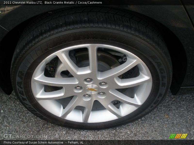 Black Granite Metallic / Cocoa/Cashmere 2011 Chevrolet Malibu LTZ