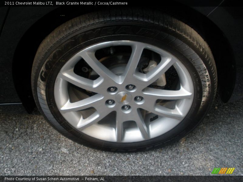 Black Granite Metallic / Cocoa/Cashmere 2011 Chevrolet Malibu LTZ