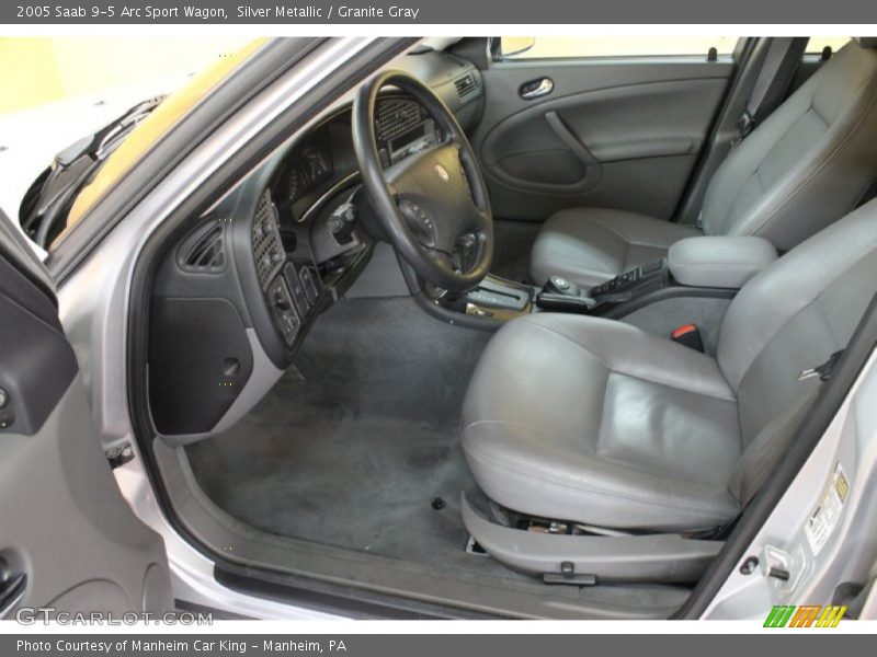  2005 9-5 Arc Sport Wagon Granite Gray Interior