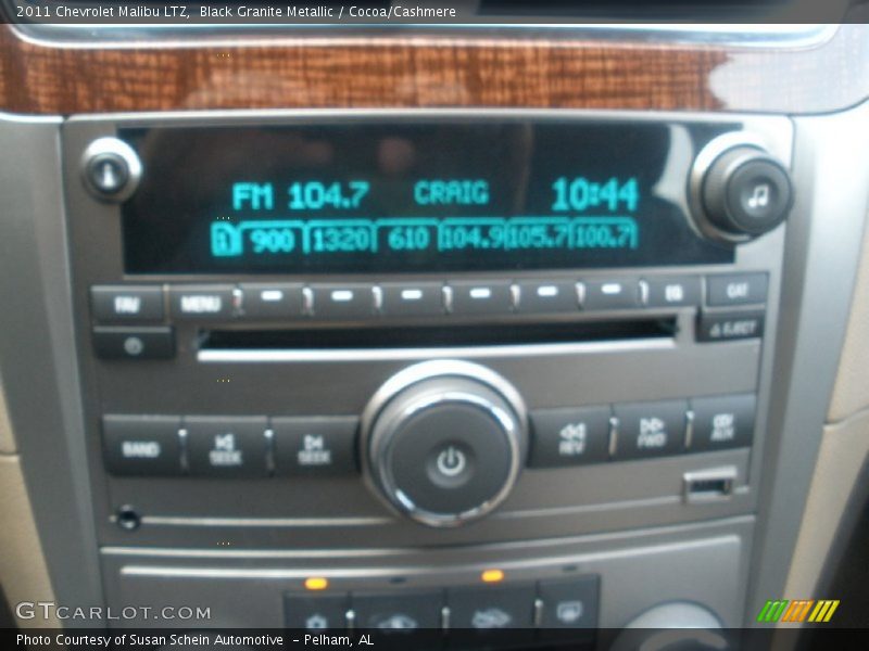 Black Granite Metallic / Cocoa/Cashmere 2011 Chevrolet Malibu LTZ