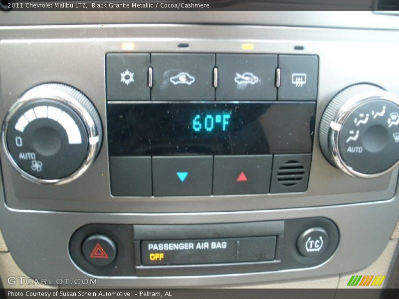 Black Granite Metallic / Cocoa/Cashmere 2011 Chevrolet Malibu LTZ