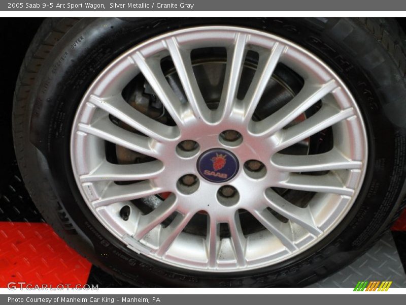 Silver Metallic / Granite Gray 2005 Saab 9-5 Arc Sport Wagon
