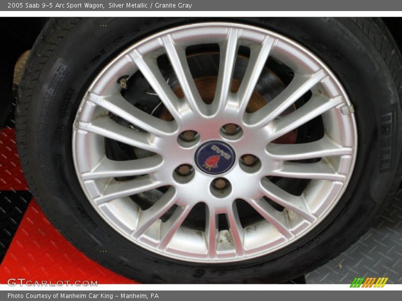 Silver Metallic / Granite Gray 2005 Saab 9-5 Arc Sport Wagon