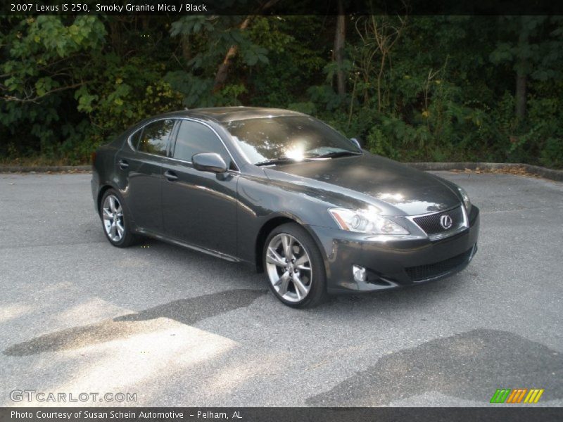 Smoky Granite Mica / Black 2007 Lexus IS 250