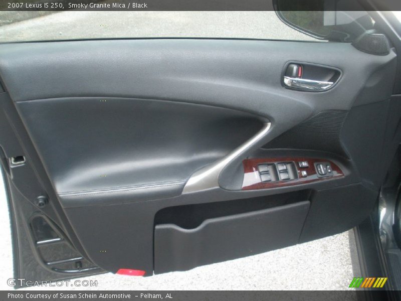Smoky Granite Mica / Black 2007 Lexus IS 250
