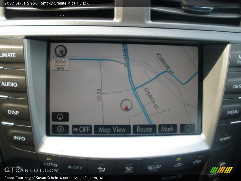 Smoky Granite Mica / Black 2007 Lexus IS 250