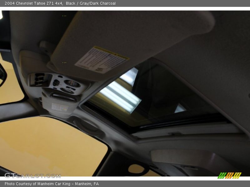 Black / Gray/Dark Charcoal 2004 Chevrolet Tahoe Z71 4x4