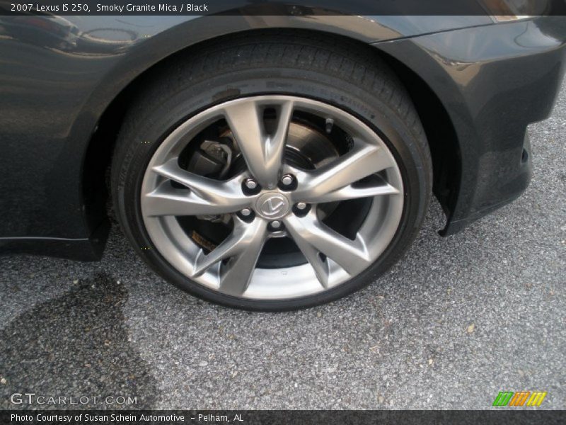 Smoky Granite Mica / Black 2007 Lexus IS 250