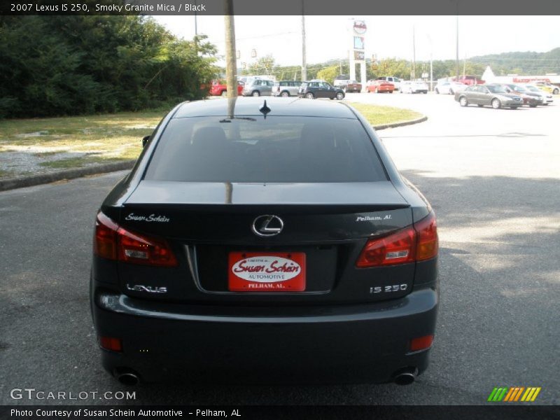 Smoky Granite Mica / Black 2007 Lexus IS 250