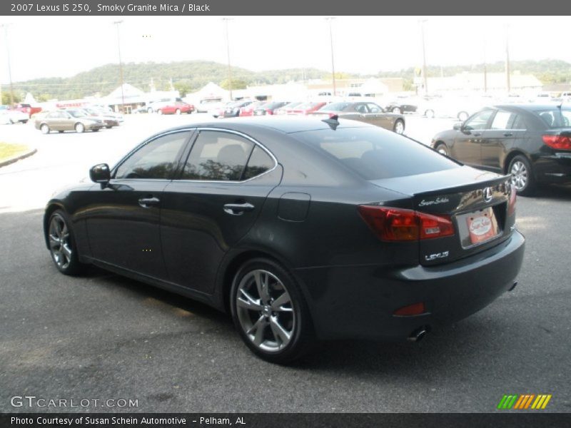 Smoky Granite Mica / Black 2007 Lexus IS 250