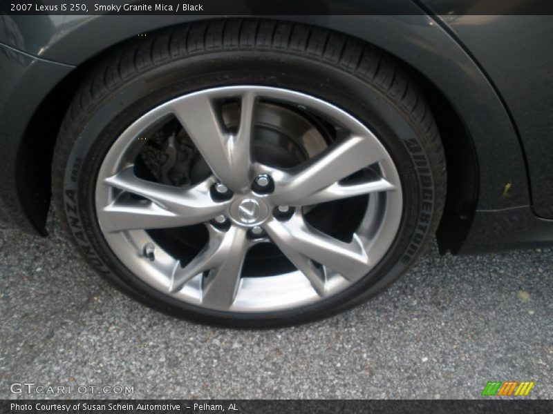 Smoky Granite Mica / Black 2007 Lexus IS 250