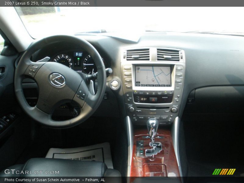 Smoky Granite Mica / Black 2007 Lexus IS 250