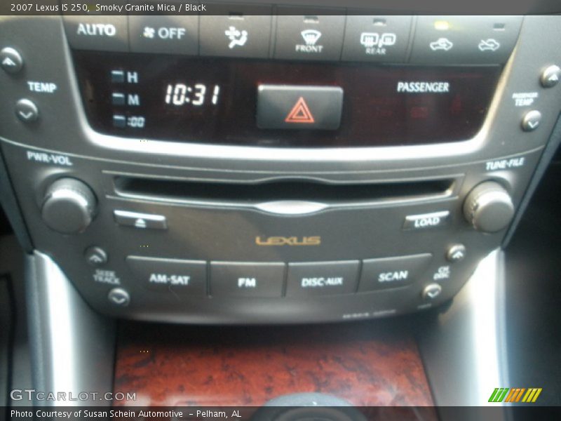Smoky Granite Mica / Black 2007 Lexus IS 250