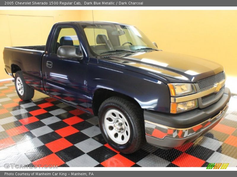 Dark Blue Metallic / Dark Charcoal 2005 Chevrolet Silverado 1500 Regular Cab
