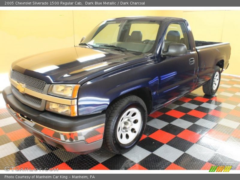 Dark Blue Metallic / Dark Charcoal 2005 Chevrolet Silverado 1500 Regular Cab