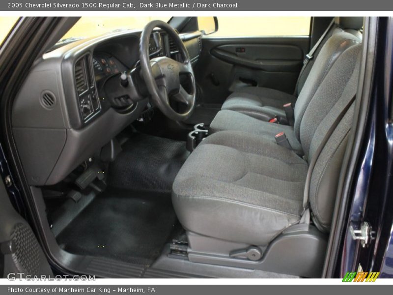 Dark Blue Metallic / Dark Charcoal 2005 Chevrolet Silverado 1500 Regular Cab