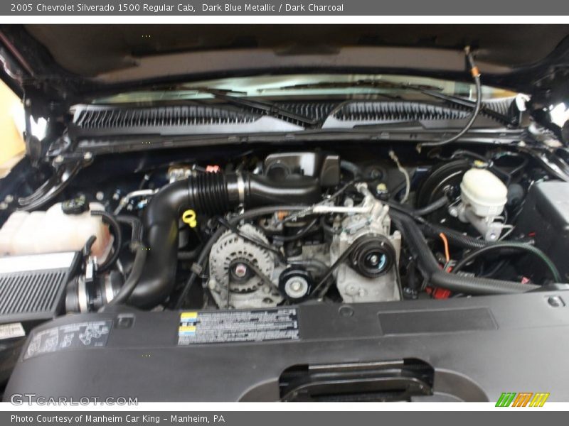 Dark Blue Metallic / Dark Charcoal 2005 Chevrolet Silverado 1500 Regular Cab