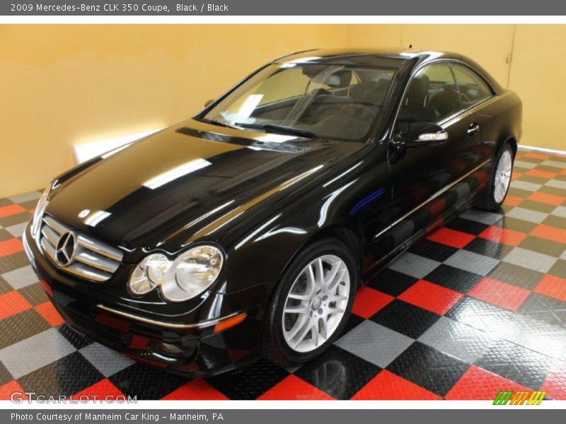 Black / Black 2009 Mercedes-Benz CLK 350 Coupe