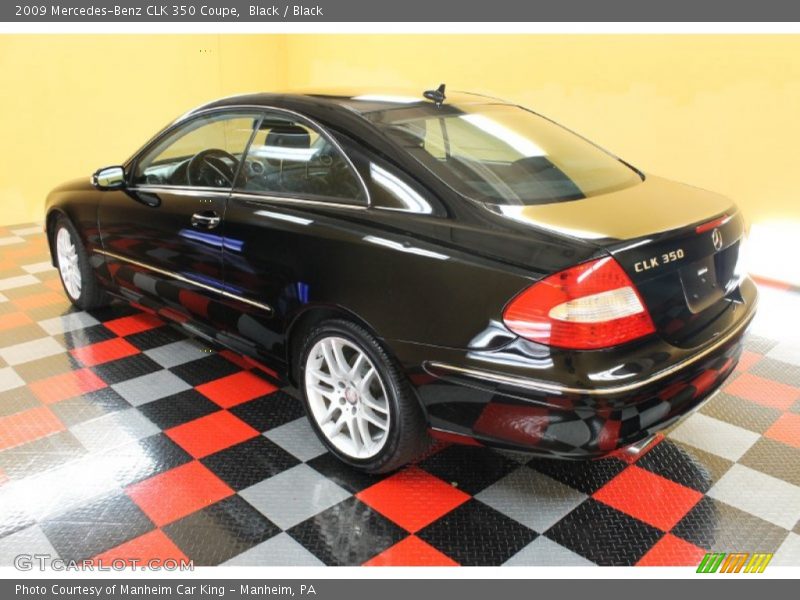 Black / Black 2009 Mercedes-Benz CLK 350 Coupe
