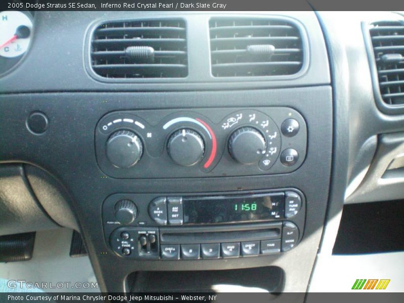 Inferno Red Crystal Pearl / Dark Slate Gray 2005 Dodge Stratus SE Sedan