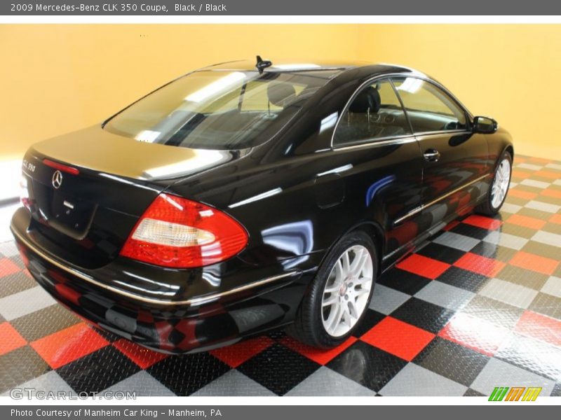 Black / Black 2009 Mercedes-Benz CLK 350 Coupe
