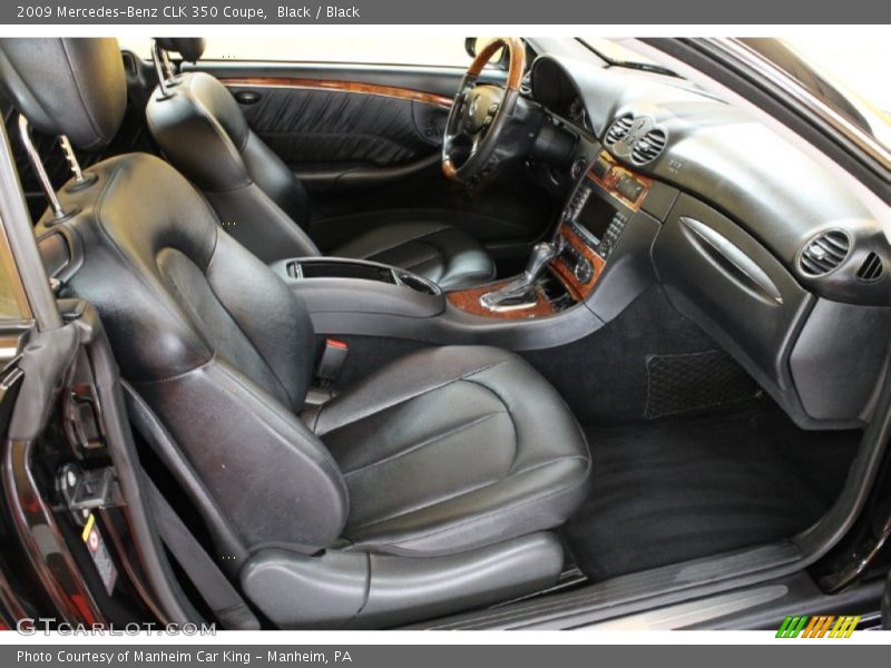 Black / Black 2009 Mercedes-Benz CLK 350 Coupe