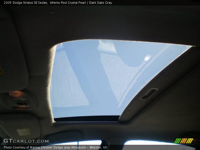 Inferno Red Crystal Pearl / Dark Slate Gray 2005 Dodge Stratus SE Sedan