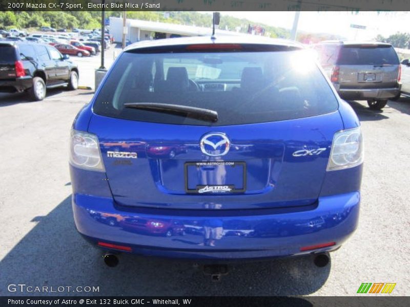 Electric Blue Mica / Sand 2007 Mazda CX-7 Sport