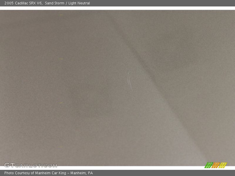 Sand Storm / Light Neutral 2005 Cadillac SRX V6