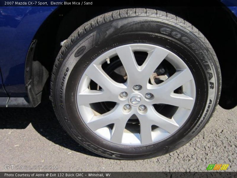 Electric Blue Mica / Sand 2007 Mazda CX-7 Sport