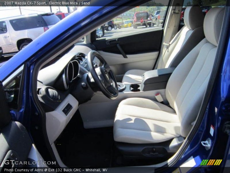 Electric Blue Mica / Sand 2007 Mazda CX-7 Sport