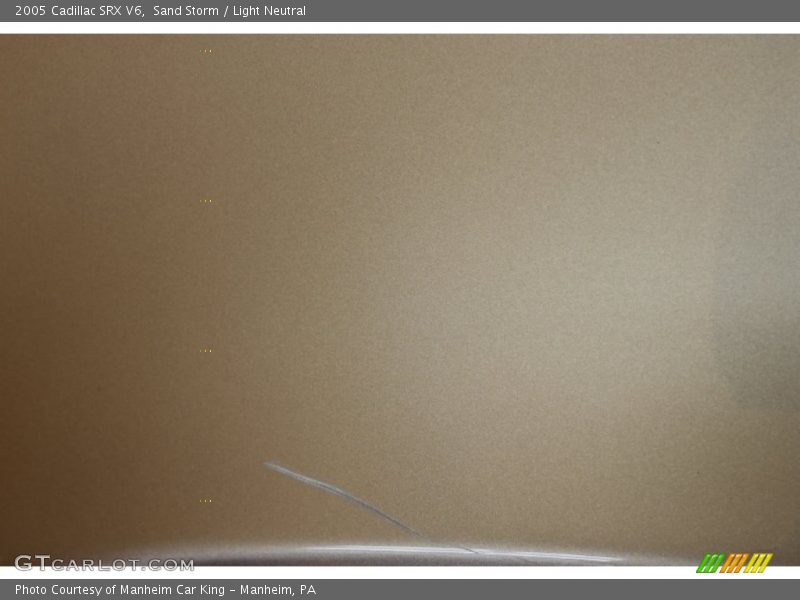 Sand Storm / Light Neutral 2005 Cadillac SRX V6